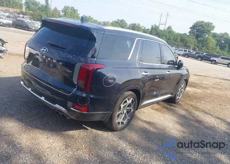 2022 Hyundai Palisade Calligraphy из США, поврежденный, VIN KM8R7DHE4NU431804
